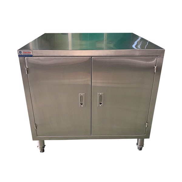 Bàn tủ inox cửa mở 1