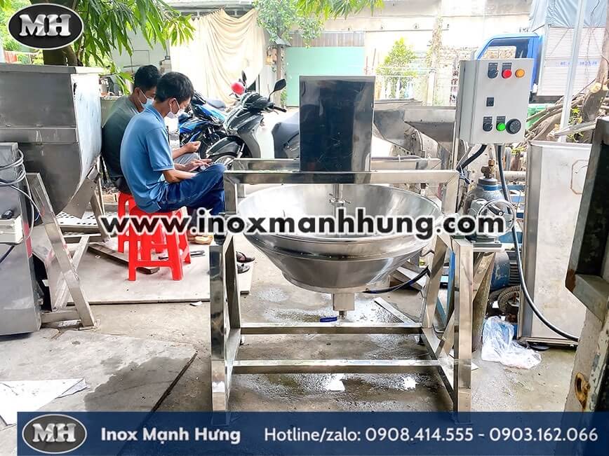 Chảo xào nhân 100l điện 1