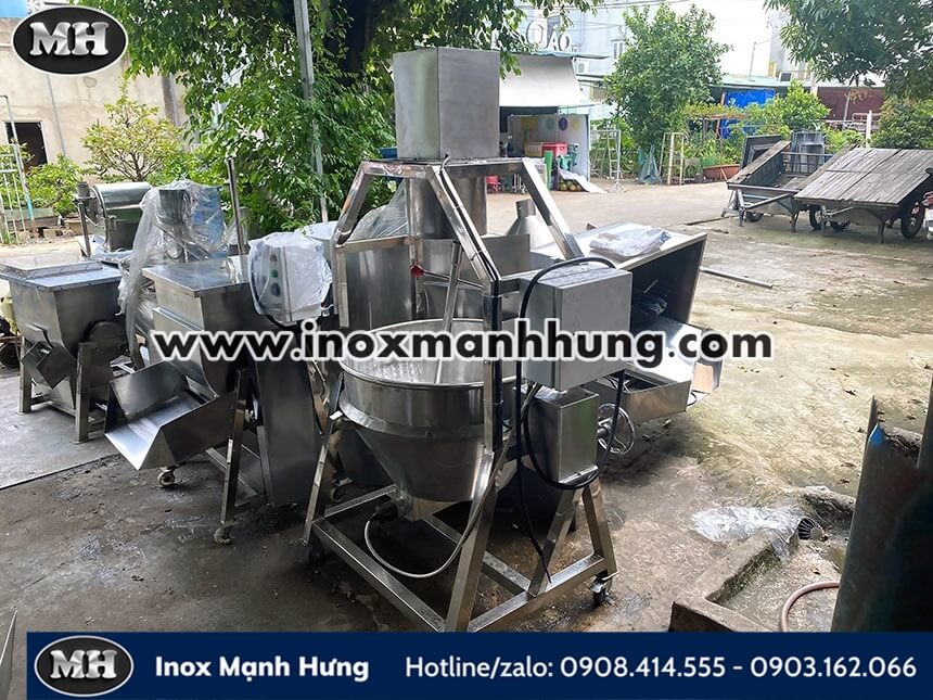 Chảo xào nhân bánh trung thu 7