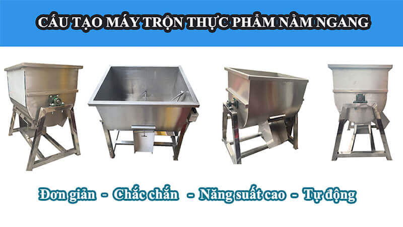 Hướng dẫn chi tiết lắp đặt máy trộn thực phẩm nằm ngang