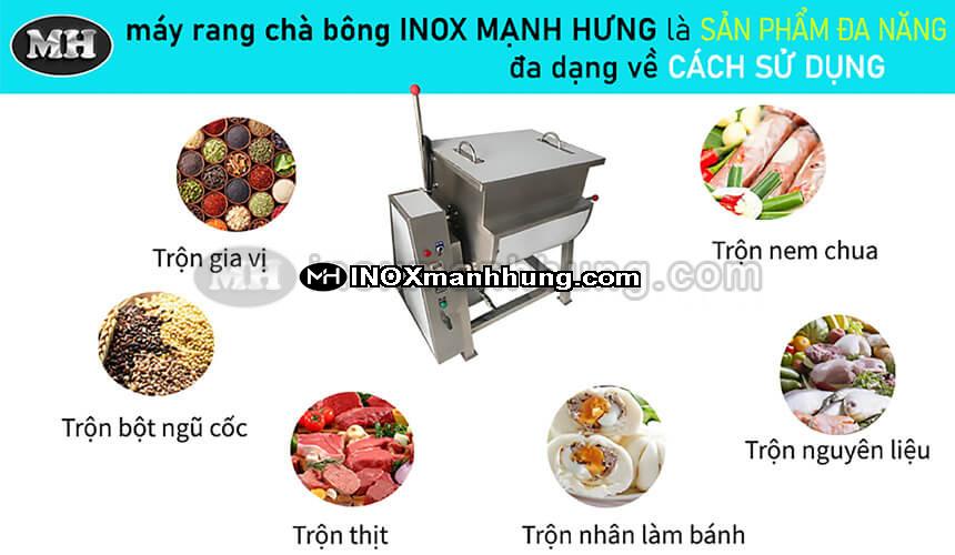 Máy rang chà bông 10kg