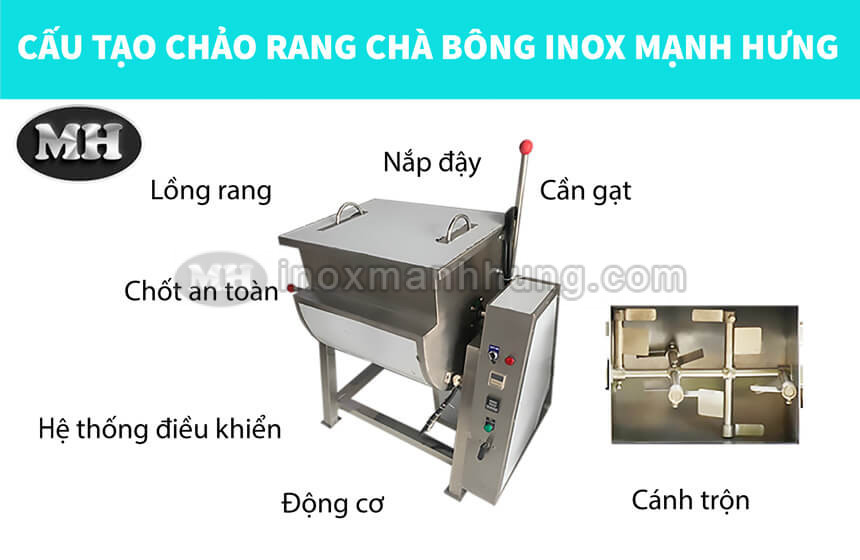 Máy sấy chà bông bằng điện 10kg