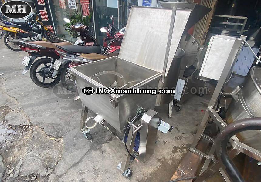 Máy trộn bột nằm ngang mini 3