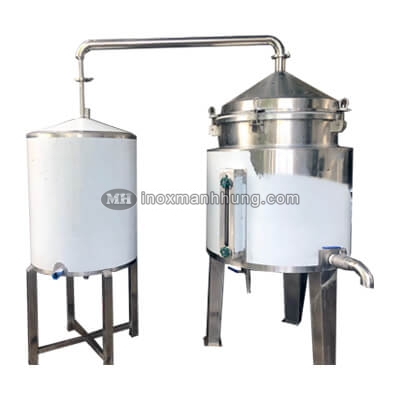 Mhc001 Noi Nau Ruou 50kg Me Dung Tich 250 Lit Nau Bang Dien 100 Inox 304 Ben Dep