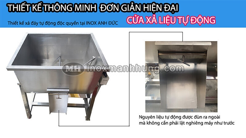 Máy trộn thịt nằm ngang 30kg