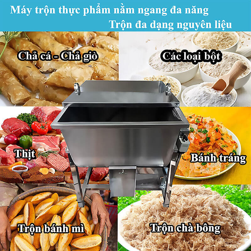 Máy trộn thịt nằm ngang 30kg