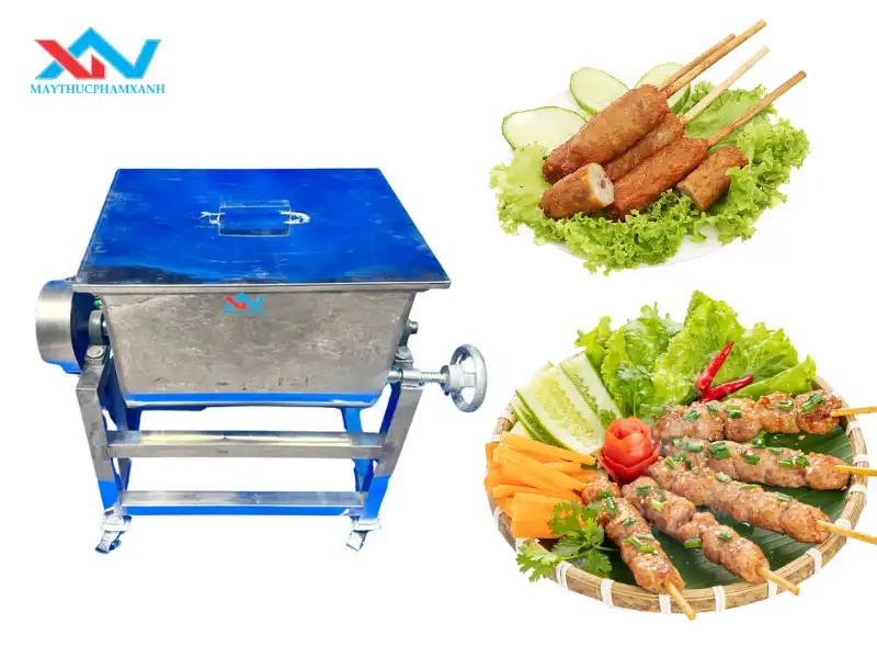 Lợi ích của máy trộn thịt nằm ngang trong làm nem nướng